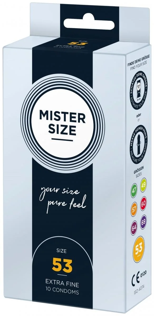 Φωτογραφία προϊόντος: MISTER SIZE 53MM CONDOMS 10PCS