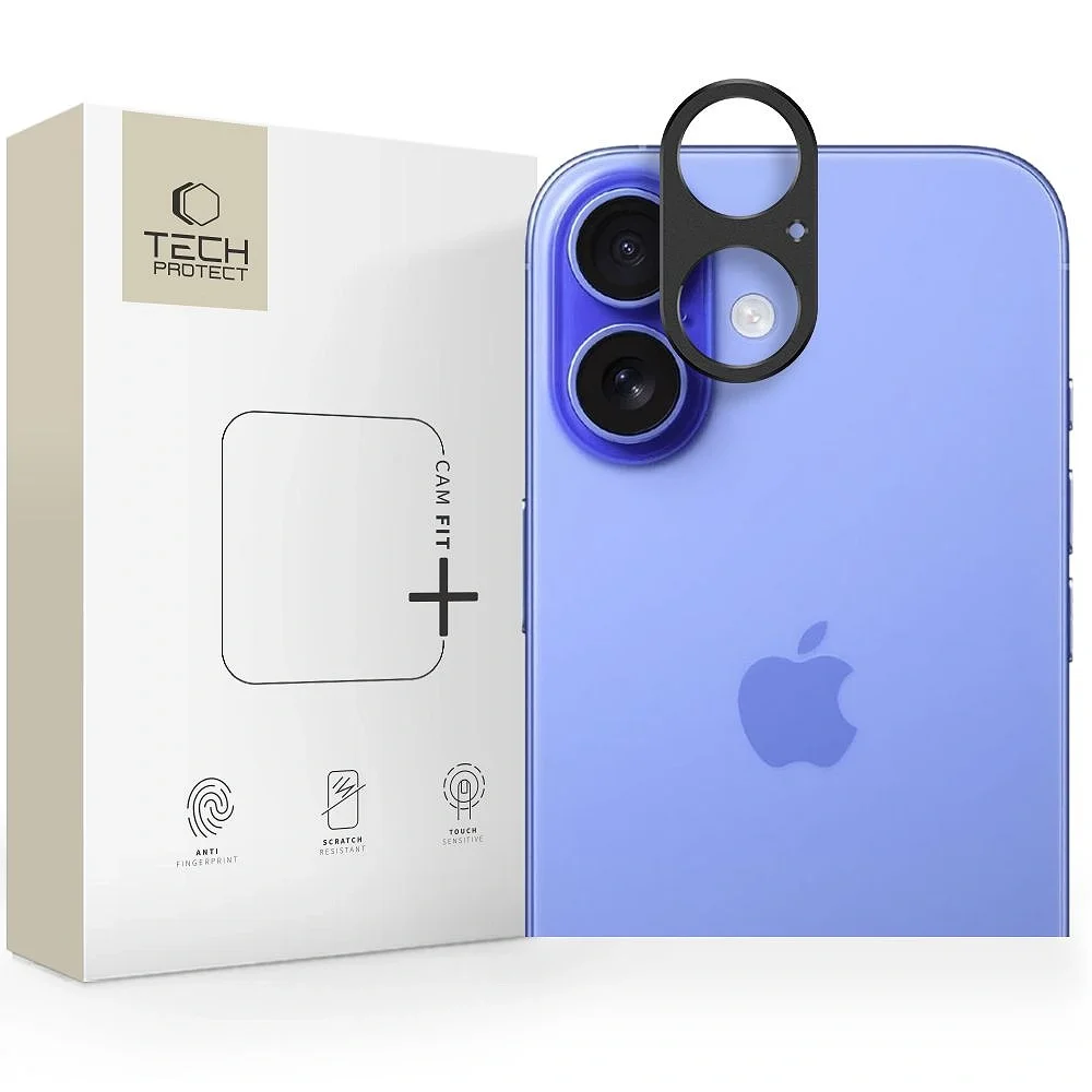 Φωτογραφία προϊόντος: Tech-Protect Camera Lens Protector Camalloy Fit+ iPhone 17 Black