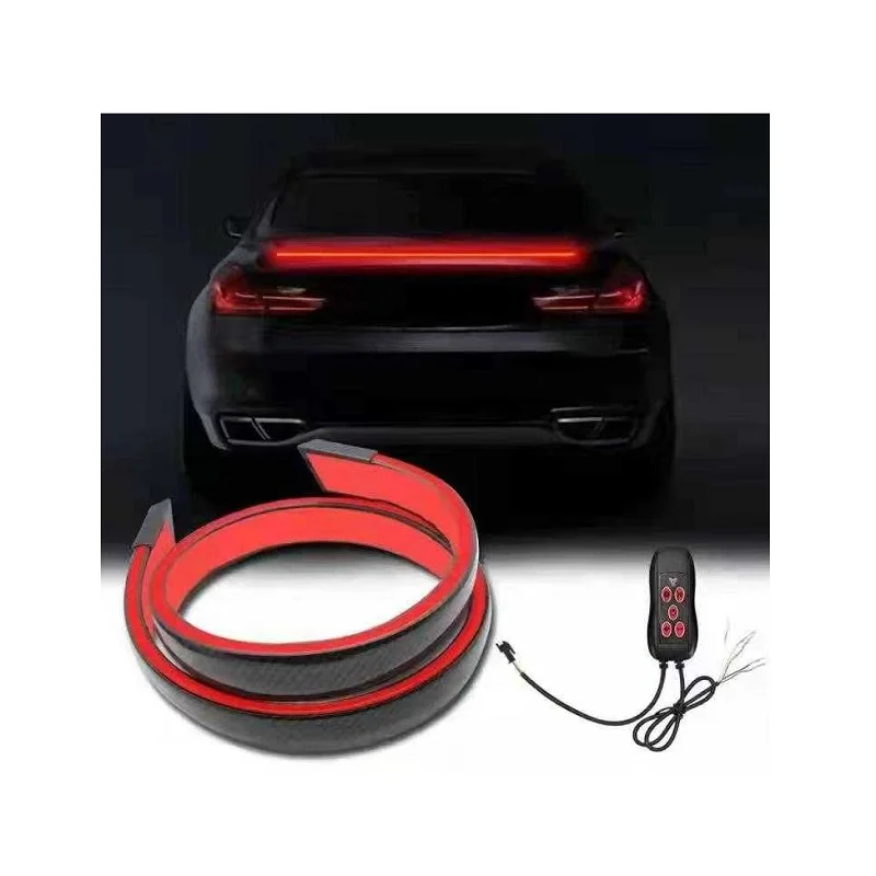 Φωτογραφία προϊόντος: Tradesor Ταινία LED - Car Tail Light Strip - 12V - 90cm - Red - 00550