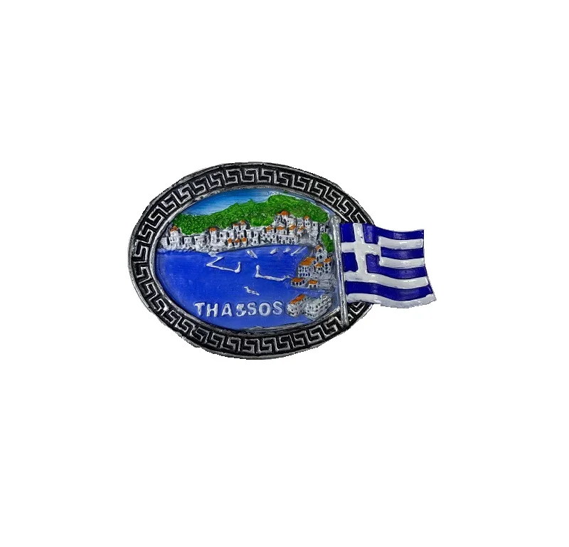 Φωτογραφία προϊόντος: Tradesor Tουριστικό μαγνητάκι Souvenir - Σετ 12pcs - Resin Magnet - Thassos - 678133