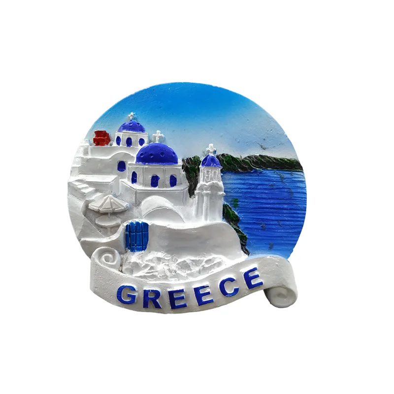 Φωτογραφία προϊόντος: Tradesor Tουριστικό μαγνητάκι Souvenir - Σετ 12pcs - Resin Magnet - Greece - 678250