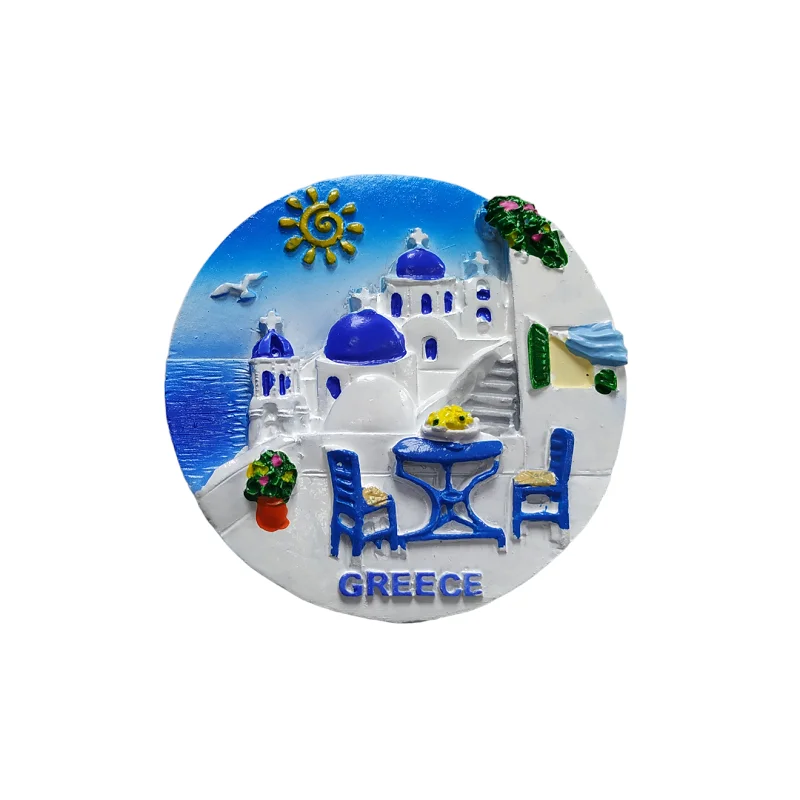 Φωτογραφία προϊόντος: Tradesor Tουριστικό μαγνητάκι Souvenir - Σετ 12pcs - Resin Magnet - Greece - 678236