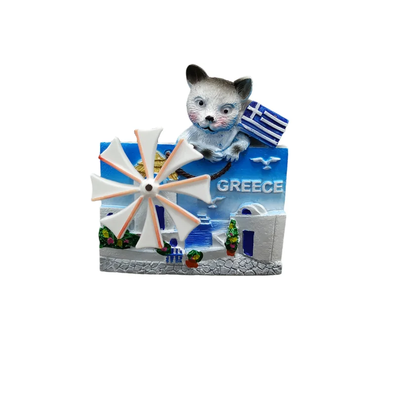 Φωτογραφία προϊόντος: Tradesor Tουριστικό μαγνητάκι Souvenir - Σετ 12pcs - Resin Magnet - Greece - 678195