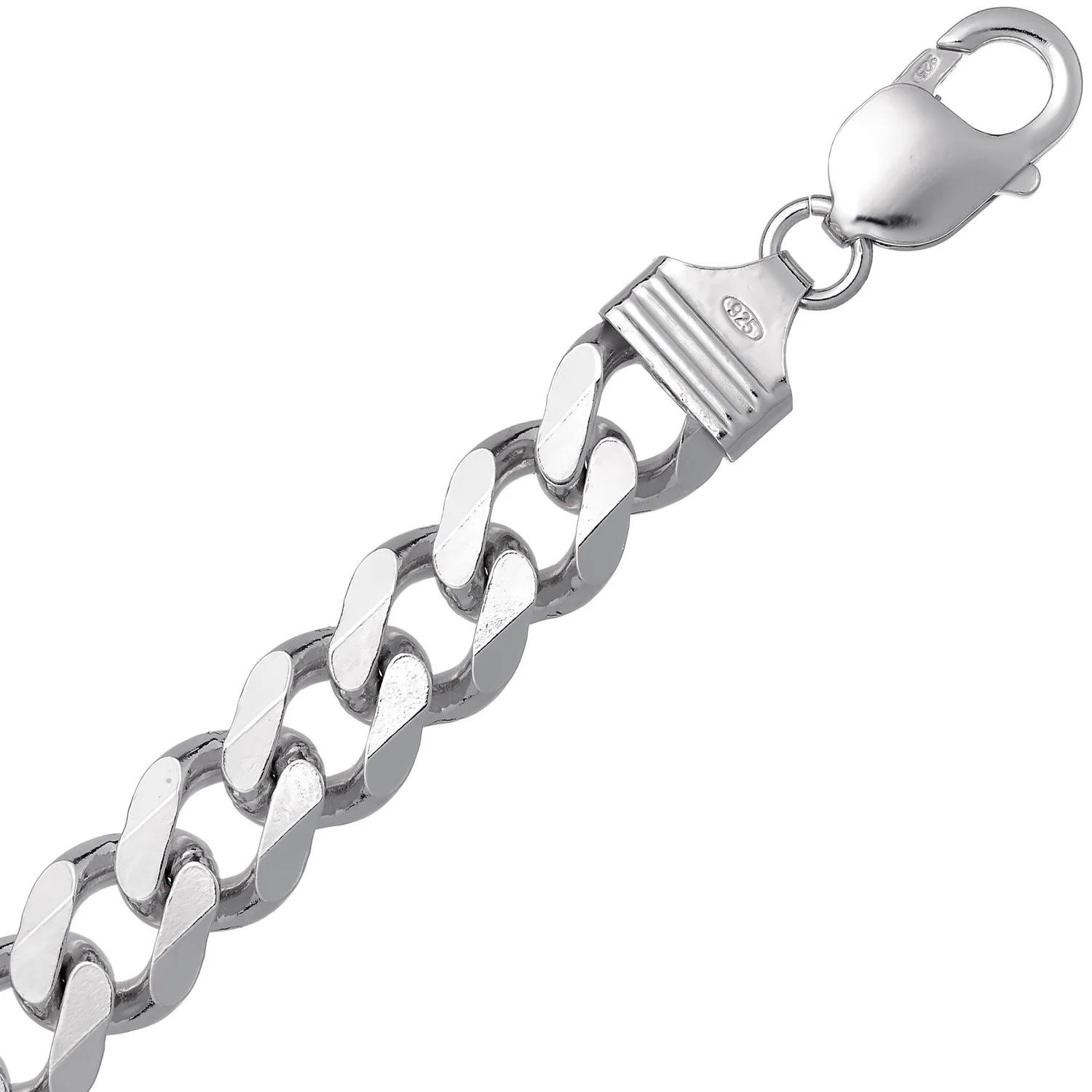 Φωτογραφία προϊόντος: Αλυσίδα Λαιμού σε Ασήμι 925 με Επιπλατίνωμα / Μήκος 70 cm / Φάρδος 11,15 mm / VTJ-Kosmima / GRUMETTA DIAMANTA-GD300L-70