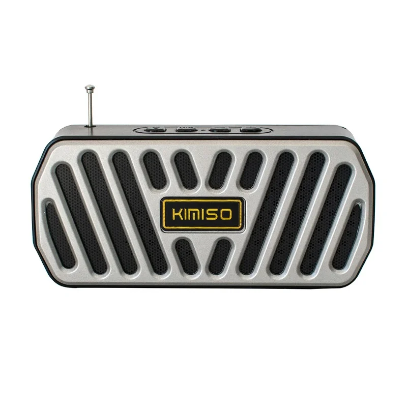 Φωτογραφία προϊόντος: KIMISO Ασύρματο ηχείο Bluetooth με φακό LED - KMS-05A - 885864 - Silver
