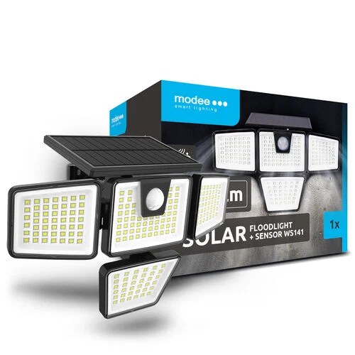 Φωτογραφία προϊόντος: Modee Lighting Ηλιακός Προβολέας LED WS141 Αυτόματος με Αισθητήρα 1500lm