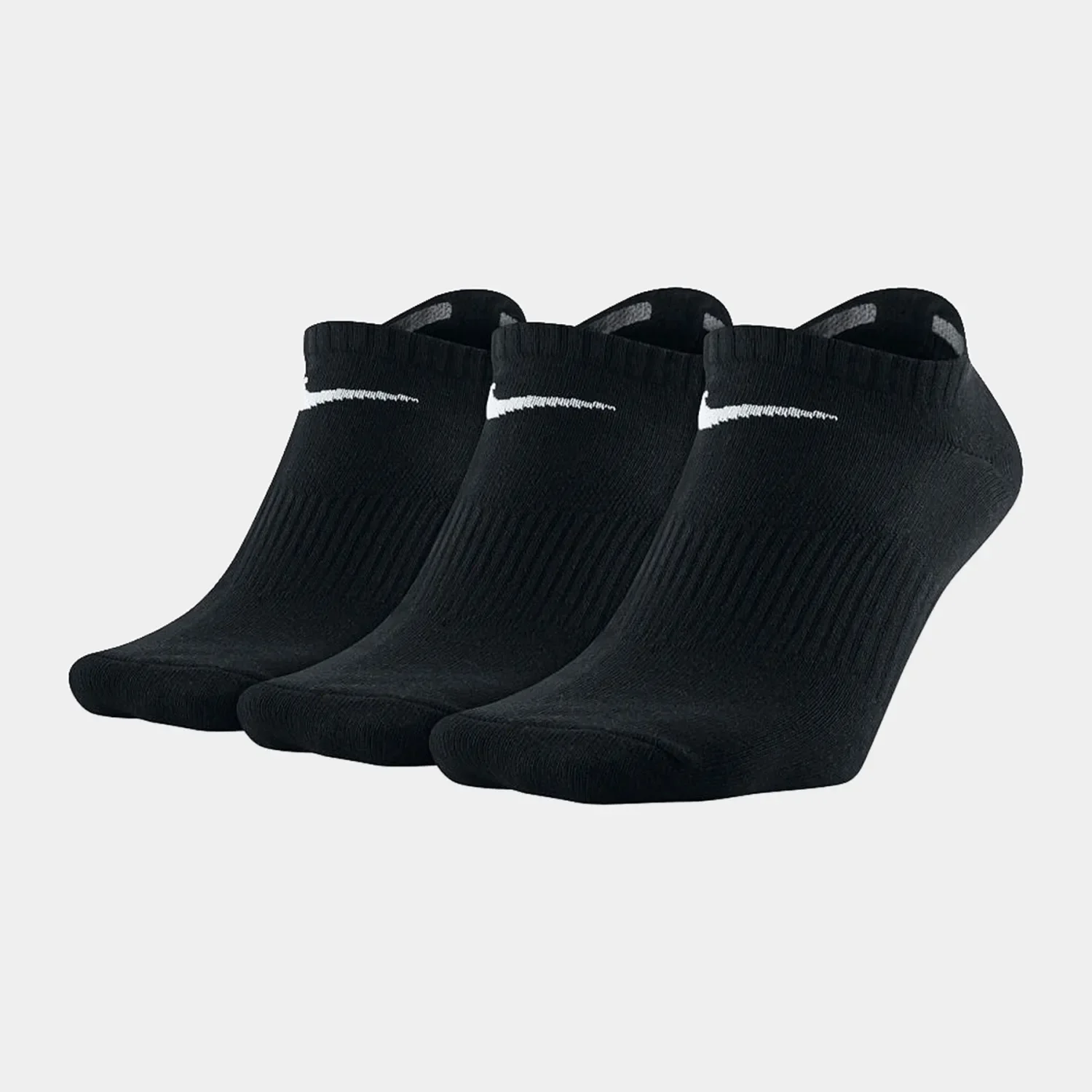 Φωτογραφία προϊόντος: Nike Everyday Lightweight No-Show Socks 3-Pack ΜΑΥΡΟ