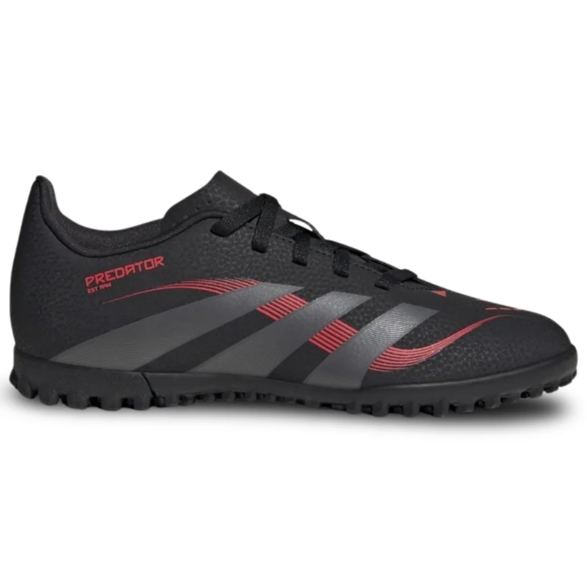 Φωτογραφία προϊόντος: adidas Παιδικά ποδοσφαιρικά παπούτσια predator club tf με σχάρα μαύρα ΜΑΥΡΟ