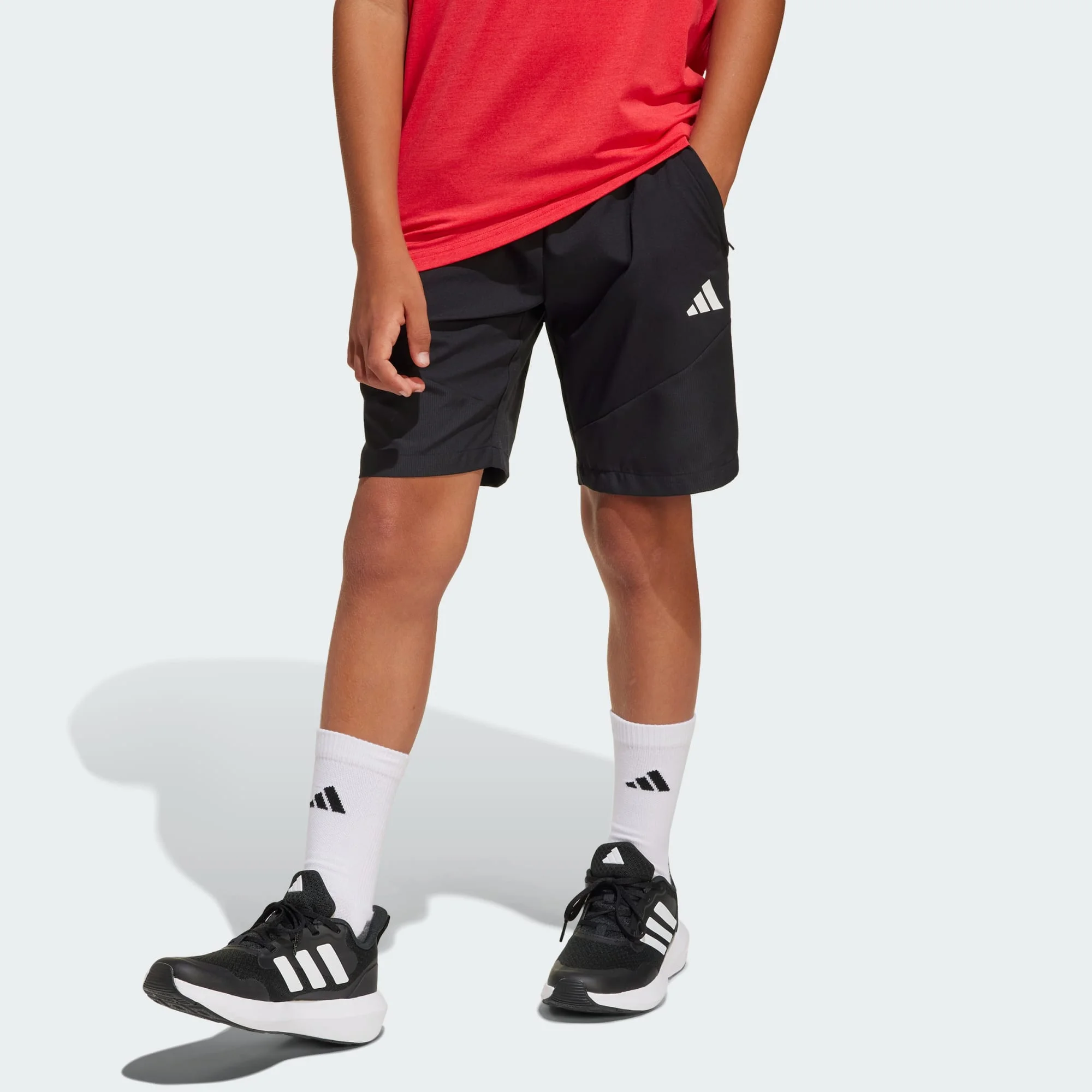 Φωτογραφία προϊόντος: Adidas Training Εφηβική Βερμούδα Μαύρη ΜΑΥΡΟ