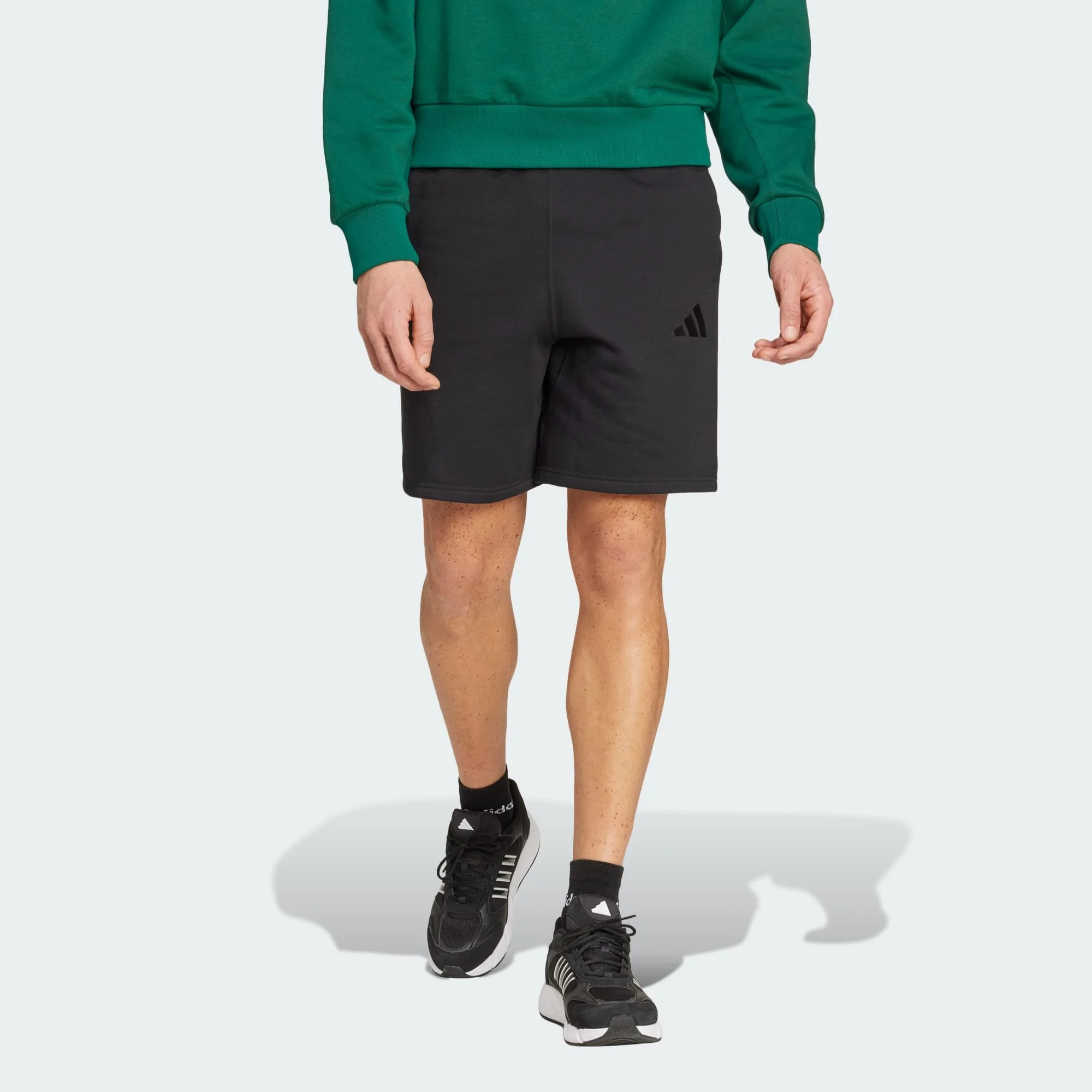 Φωτογραφία προϊόντος: Adidas All Season Fleece Ανδρικό Σορτς ΜΑΥΡΟ