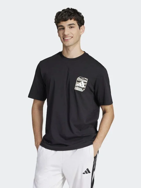 Φωτογραφία προϊόντος: Adidas M C CAMO WV TEE Ανδρικό T-Shirt Μαύρο JI6761 ΜΑΥΡΟ