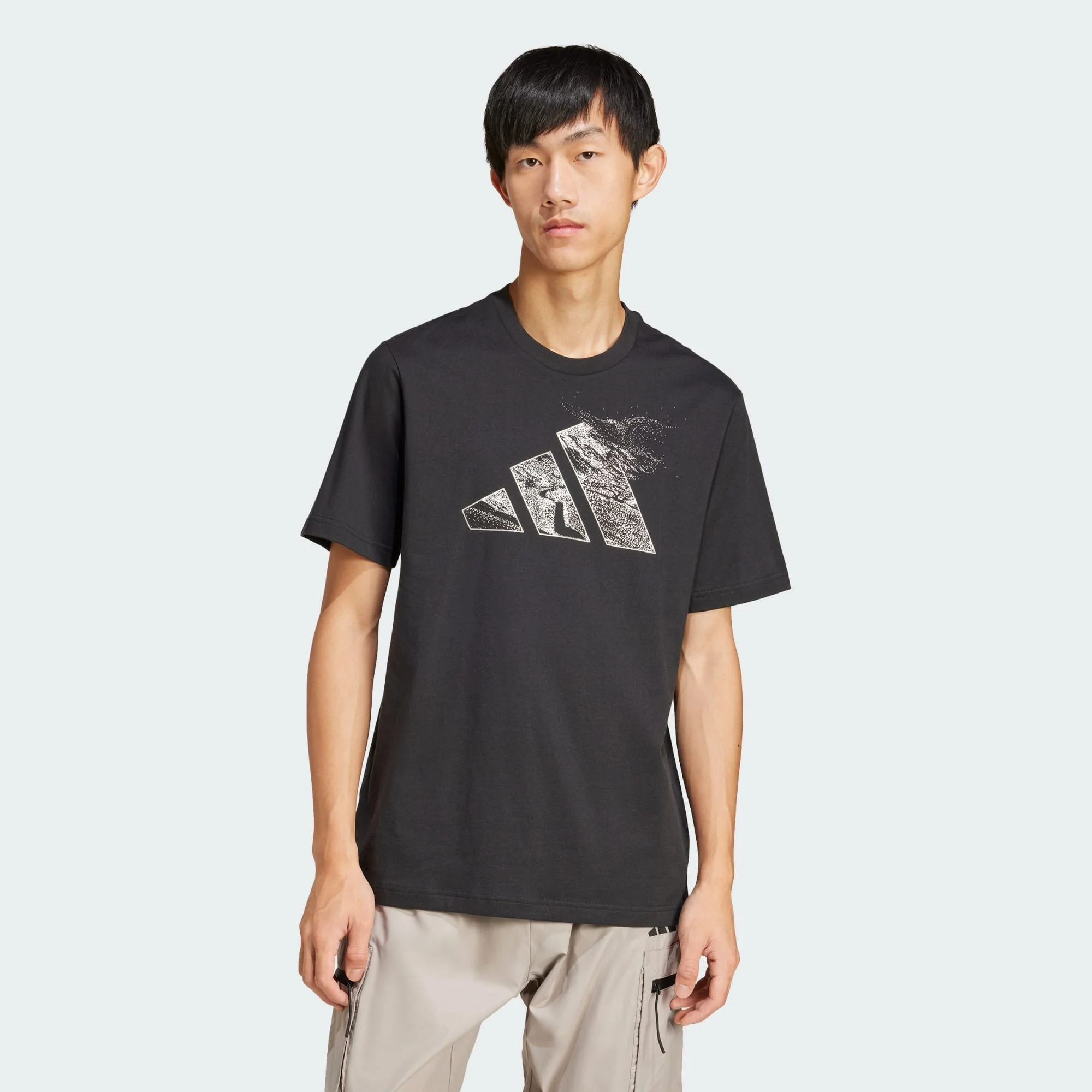 Φωτογραφία προϊόντος: Adidas City Escape Logo Graphic Tee Ανδρικό T-Shirt Μαύρο ΜΑΥΡΟ