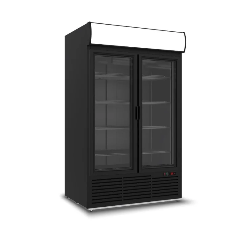 Φωτογραφία προϊόντος: Metalfrio S1300 SC TD BLACK Βιτρίνα συντήρησης διπλή με ανοιγόμενες πόρτες