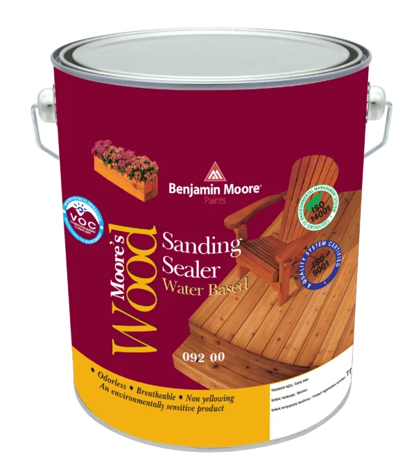 Φωτογραφία προϊόντος: Benjamin Moore Moorwood Sanding Sealer 092 Νερού Άχρωμο