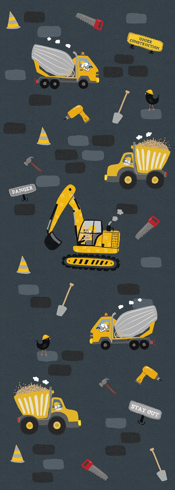 Φωτογραφία προϊόντος: SPITS WALLCOVERIGS Ταπετσαρία SPITS WALLCOVERINGS SAM & LUCA INK8045-SPI - Digital,Non Woven - 280Μx100Π
