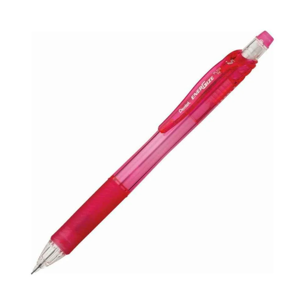 Φωτογραφία προϊόντος: Pentel Energize Μηχανικό Μολύβι 0.5mm με Γόμα Ροζ PL105P