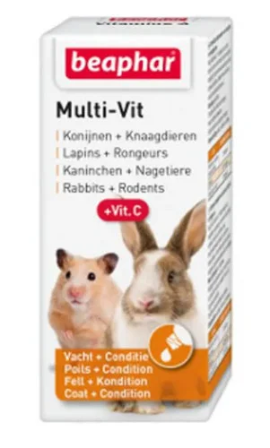 Φωτογραφία προϊόντος: Beaphar Multi-Vit rodent πολυβιταμίνες για τρωκτικά 20ml beaphar (1025023)