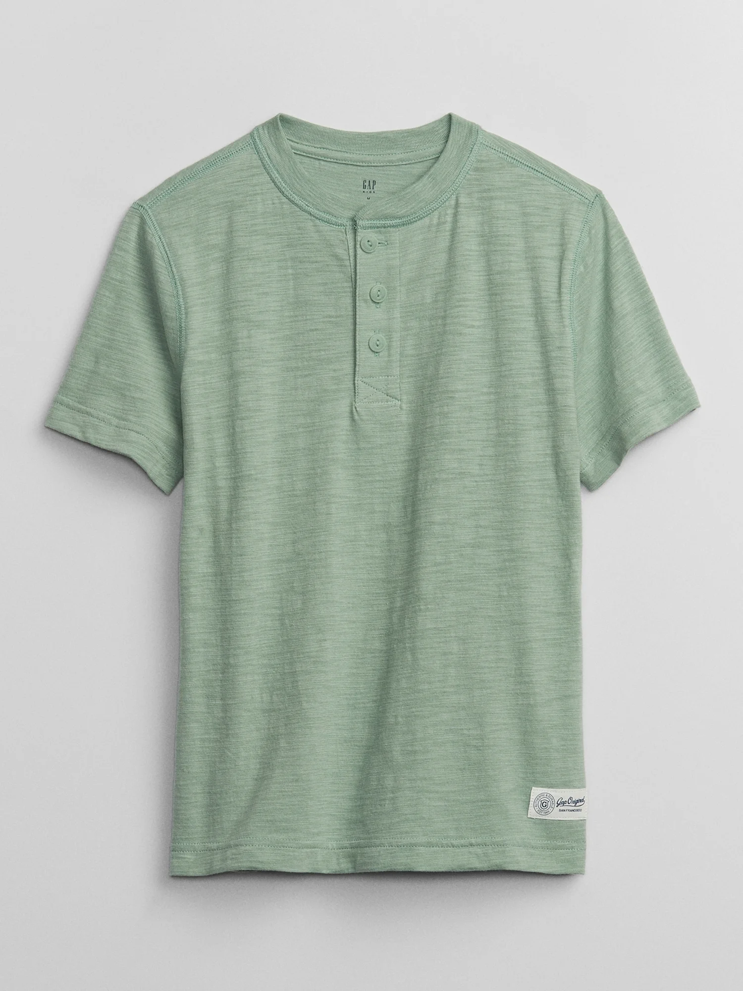 Φωτογραφία προϊόντος: GAP Παιδική Henley Μπλούζα ashbury green