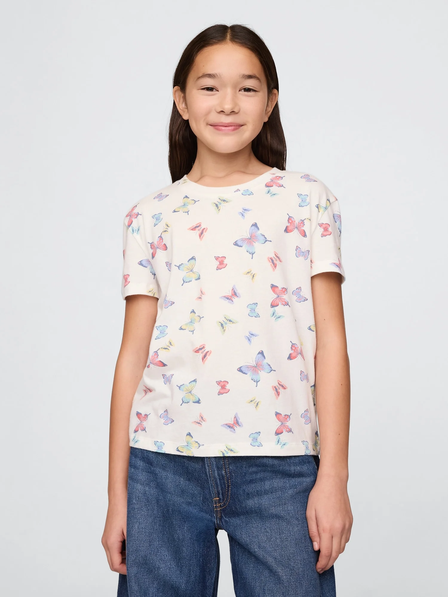Φωτογραφία προϊόντος: GAP Παιδική Relaxed Μπλούζα Butterfly multi