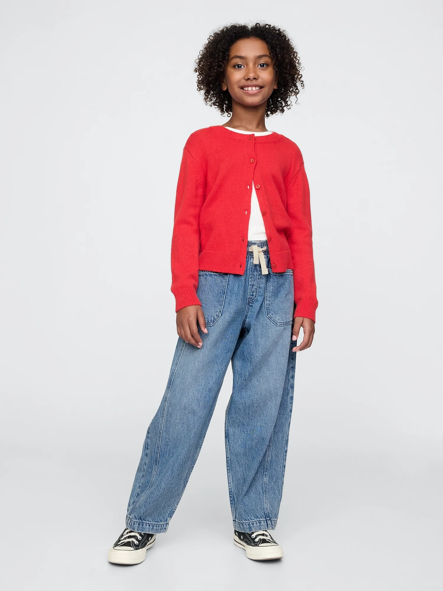 Φωτογραφία προϊόντος: GAP Μπλε Παιδικό High Rise Ultrasoft Easy Horseshoe Τζιν Παντελόνι Dark wash