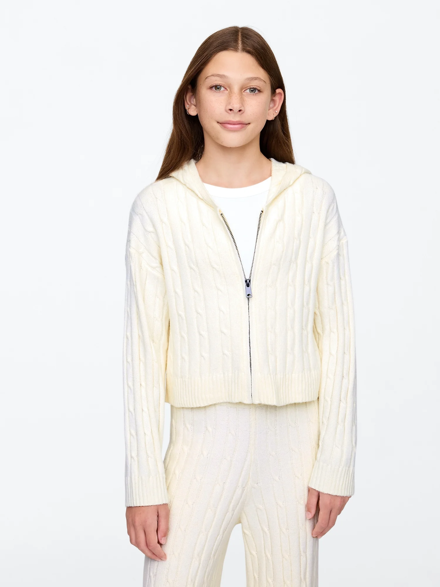 Φωτογραφία προϊόντος: GAP Παιδικό CashSoft Cable-Knit Πουλόβερ Φούτερ Chino