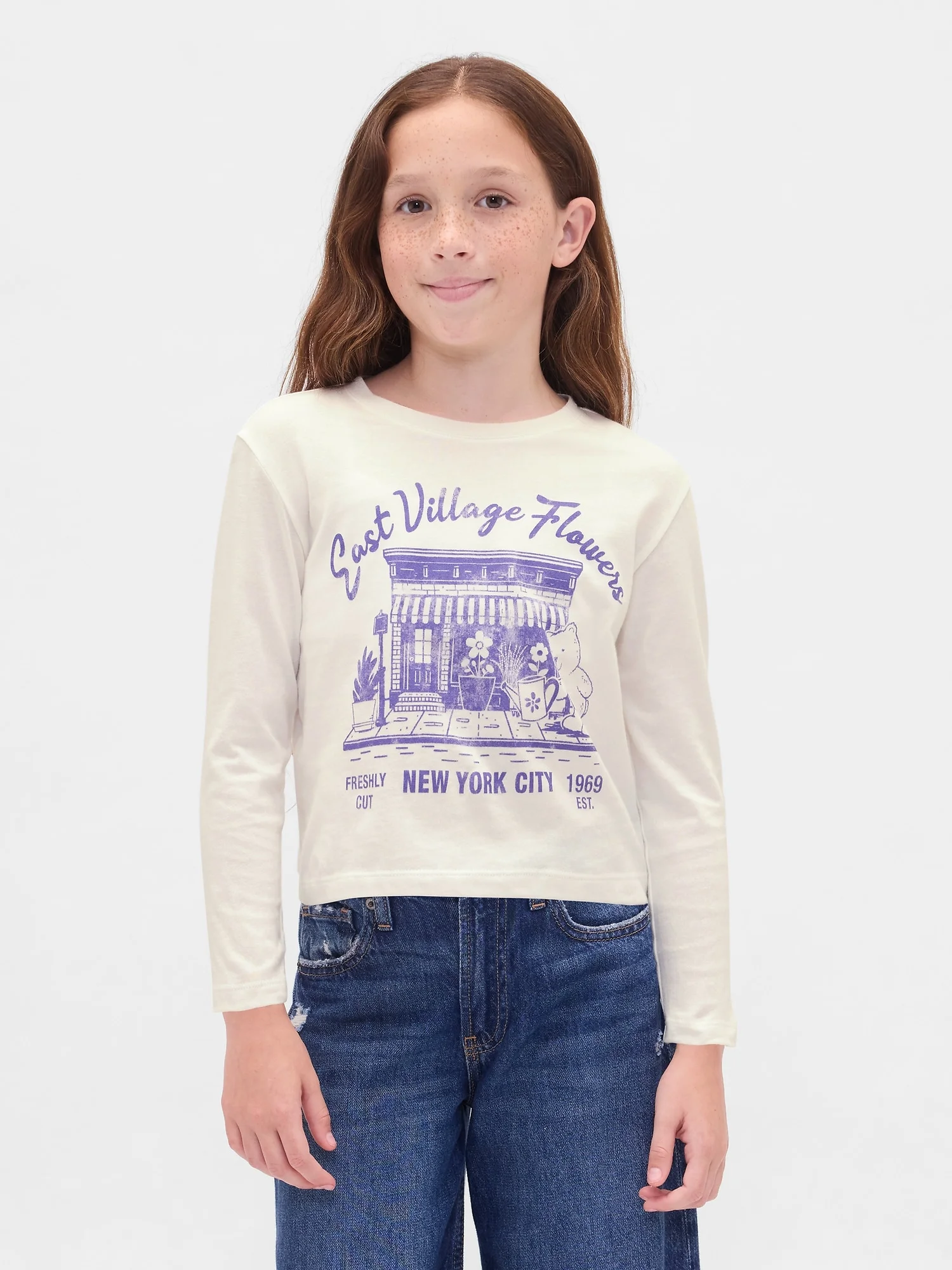 Φωτογραφία προϊόντος: GAP Παιδική Logo Μπλούζα new off white