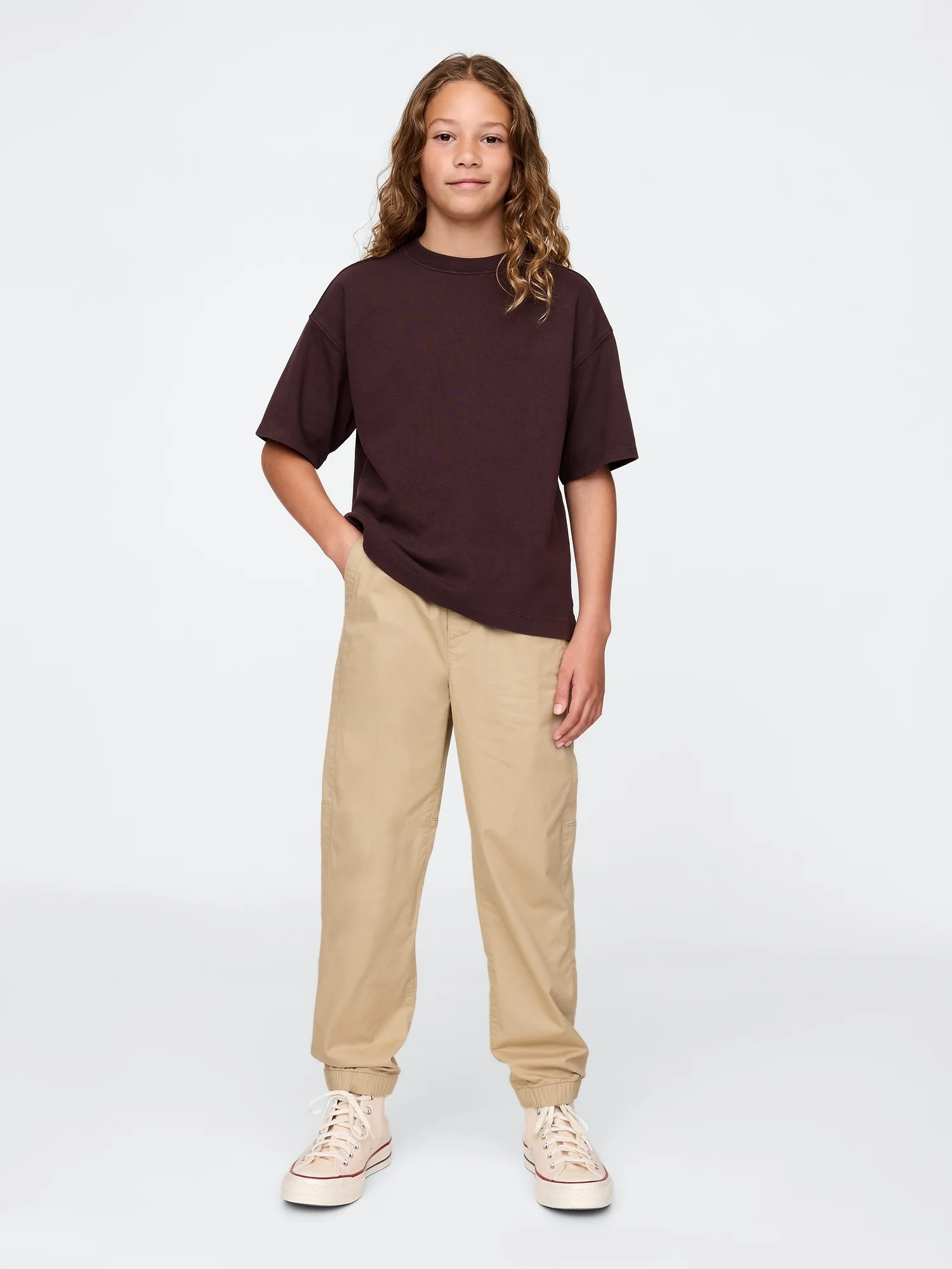 Φωτογραφία προϊόντος: GAP Παιδικό Relaxed Everyday Jogger Παντελόνι Iconic khaki