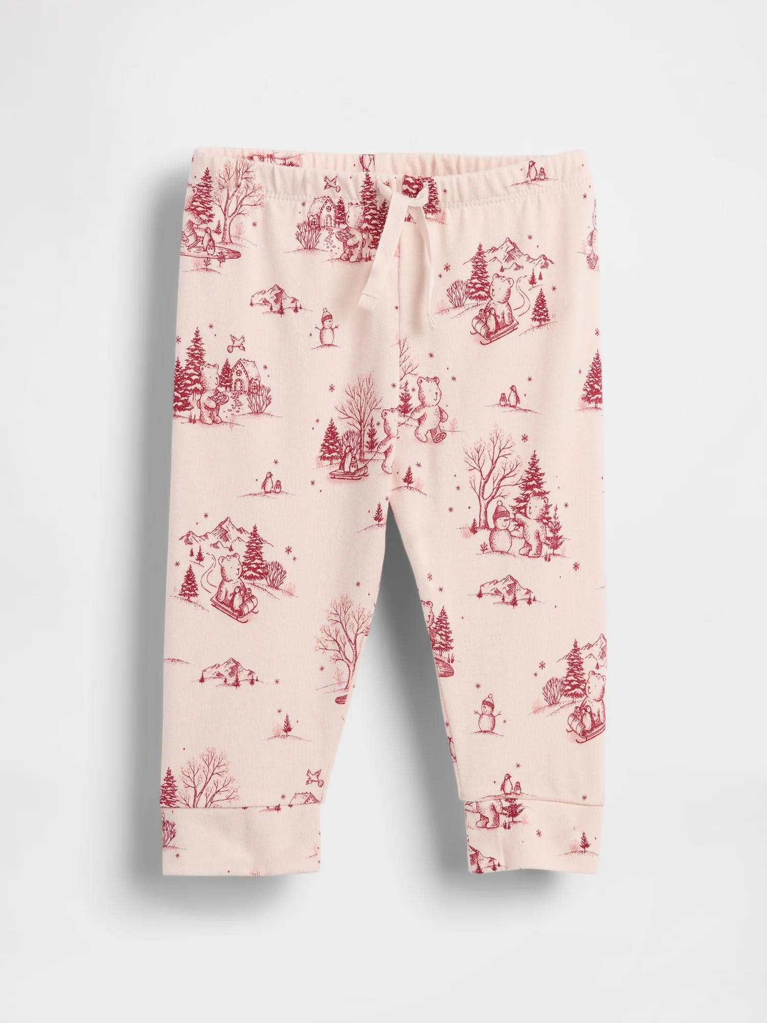 Φωτογραφία προϊόντος: GAP Baby First Favorites Οργανικό Βαμβάκι Pull-On Παντελόνι Barely pink toile