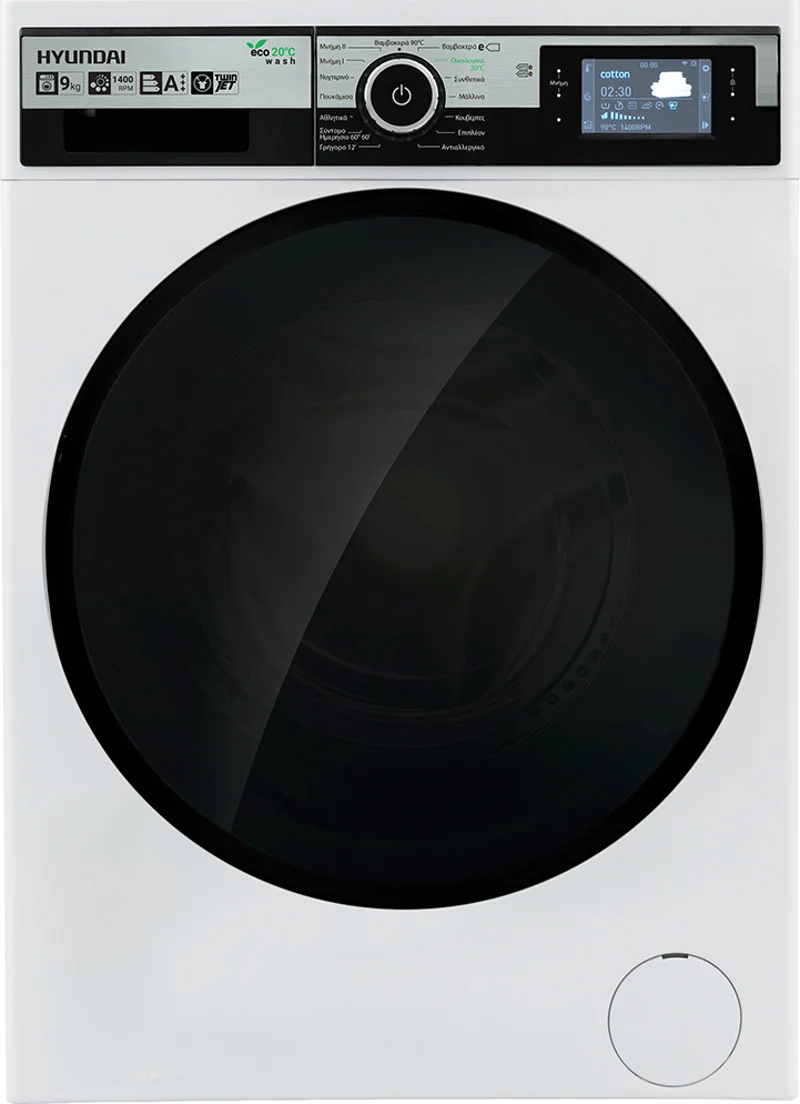 Φωτογραφία προϊόντος: Hyundai HWM19-1409TJ/FT (Πλυντήριο Ρούχων 9kg 1400 Στροφών)