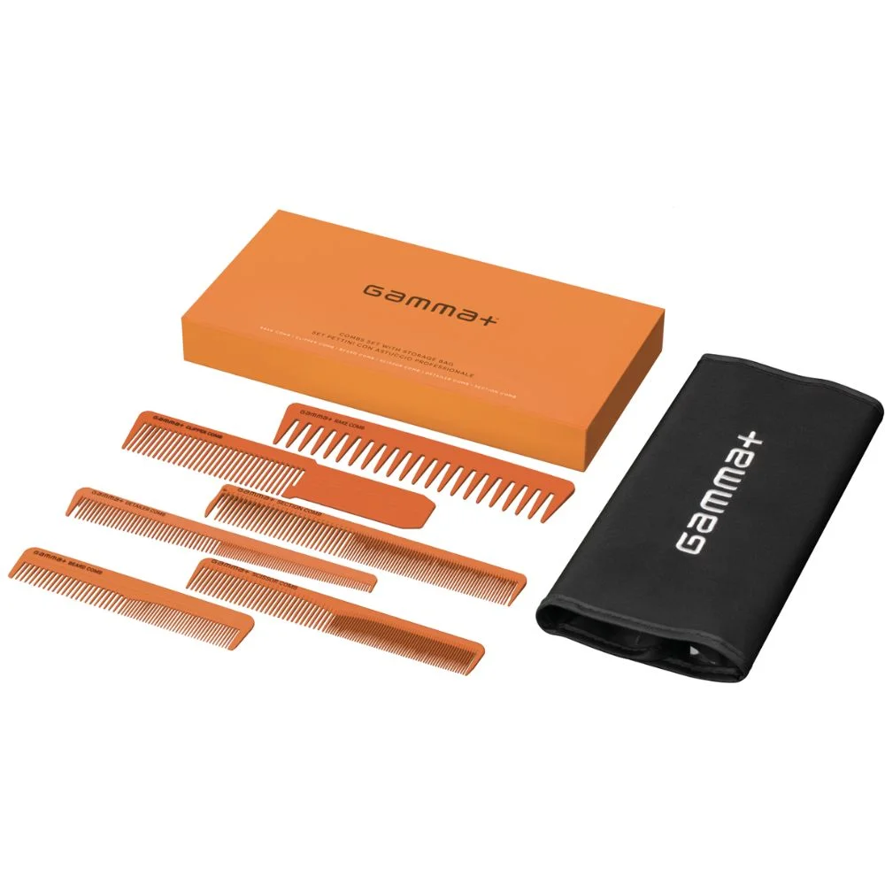 Φωτογραφία προϊόντος: Σετ Χτένες Gamma+ Combs Set with Storage Bag Orange