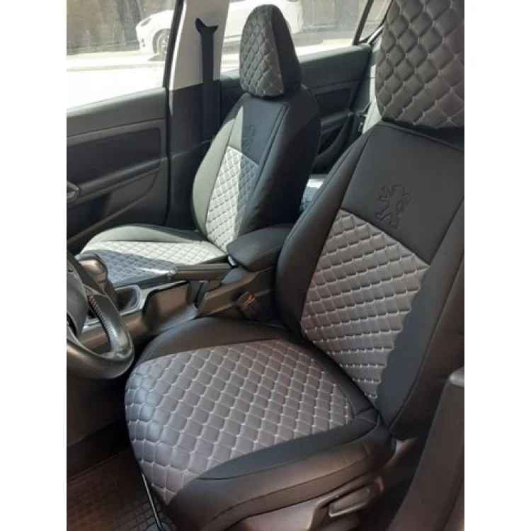 Φωτογραφία προϊόντος: coverlux ΚΑΛΥΜΜΑΤΑ ΑΥΤΟΚΙΝΗΤΟΥ ΣΕΤ ΜΑΥΡΟ ΚΟΚΚΙΝΟ ΔΕΡΜΑΤΙΝΗ ΣΕΙΡΑΣ DIAMONDS ΓΙΑ Dacia Sandero 09/08>12/12 4TEM