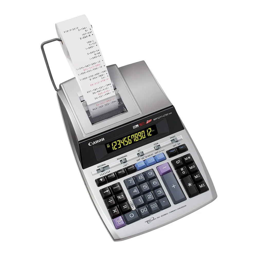 Φωτογραφία προϊόντος: CANON P1211-LTSC ROLLER PRINT CALCULATOR 12-DIGIT (2496B001AD) (CANMP1211)