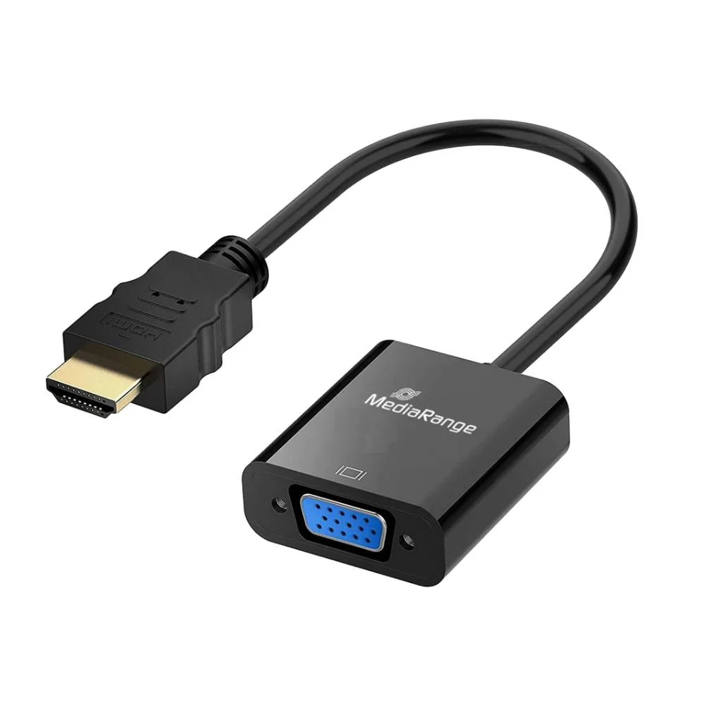 Φωτογραφία προϊόντος: MediaRange HDMI to VGA (HD15) Video Converter, 20cm, Black (MRCS231)