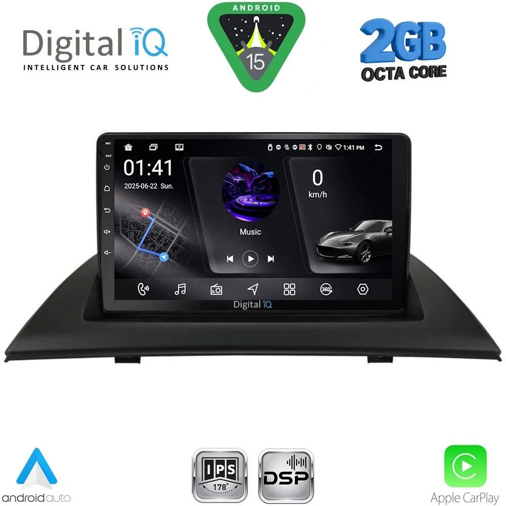 Φωτογραφία προϊόντος: DIGITAL IQ RSF 4058_CPA (9inc) MULTIMEDIA TABLET for BMW X3 (E83) mod. 2003-2010