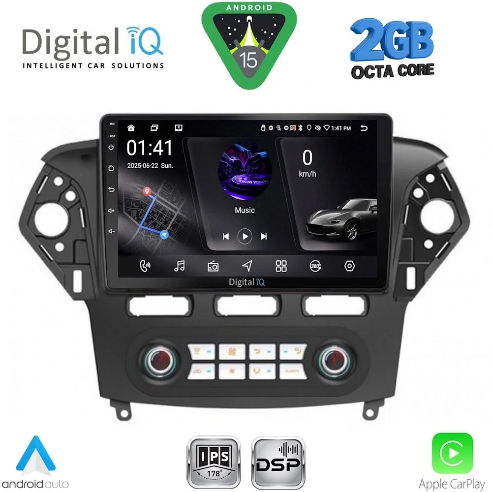 Φωτογραφία προϊόντος: DIGITAL IQ RSF 4163_CPA CLIMA (10inc) MULTIMEDIA TABLET for FORD MONDEO mod. 2011-2013