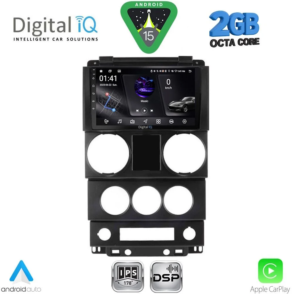 Φωτογραφία προϊόντος: DIGITAL IQ RSF 4292_CPA (9inc) MULTIMEDIA TABLET for JEEP WRANGLER mod. 2006-2011