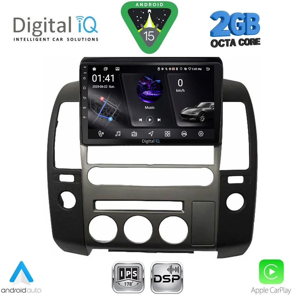 Φωτογραφία προϊόντος: DIGITAL IQ RSF 4454_CPA (ORIG.NAVI) (9inc) MULTIMEDIA TABLET for NISSAN NAVARA D40 mod. 2006-2011 με Original Navi