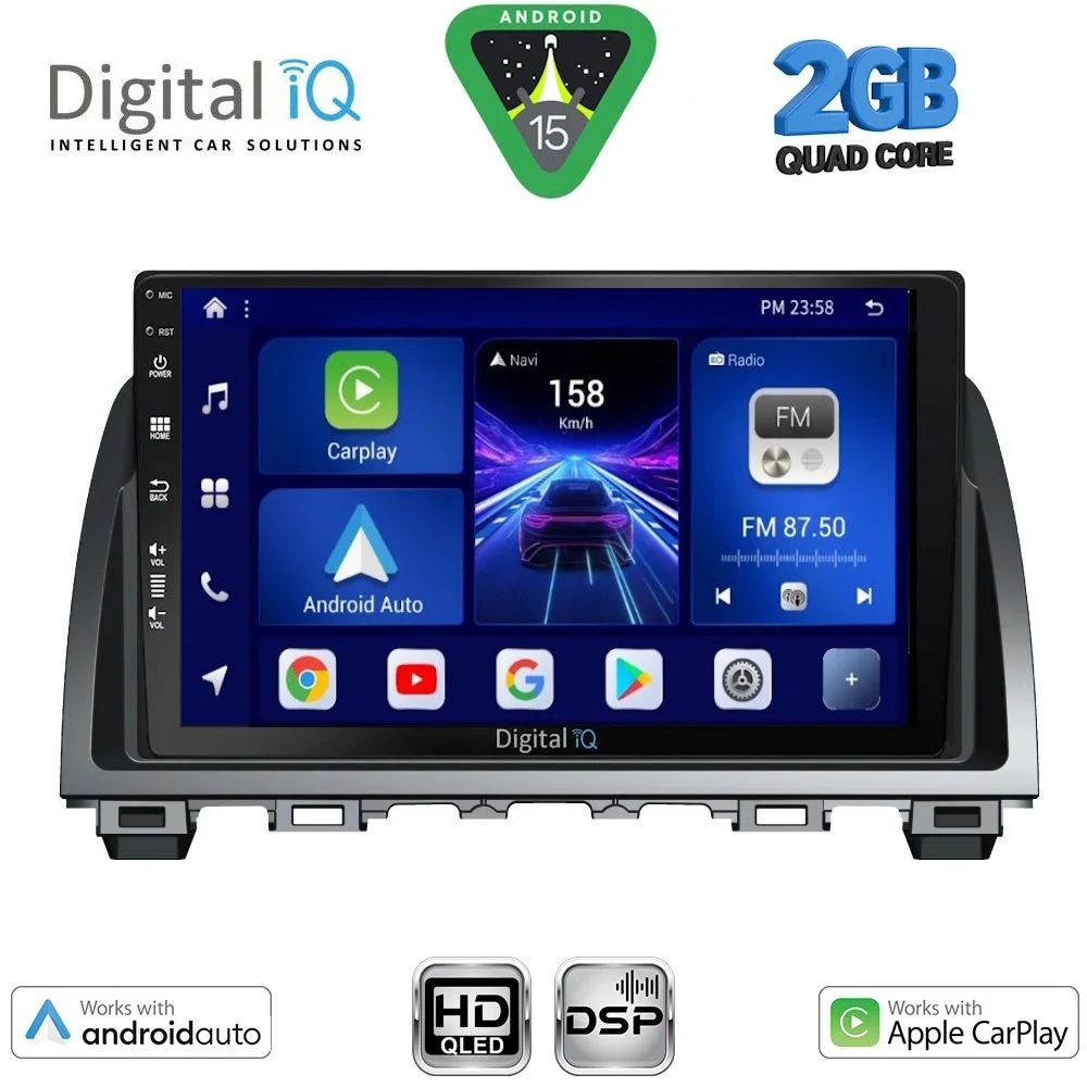 Φωτογραφία προϊόντος: DIGITAL IQ BXC 3378_CPAA (9inc) MULTIMEDIA TABLET for MAZDA 6 mod. 2012-2017