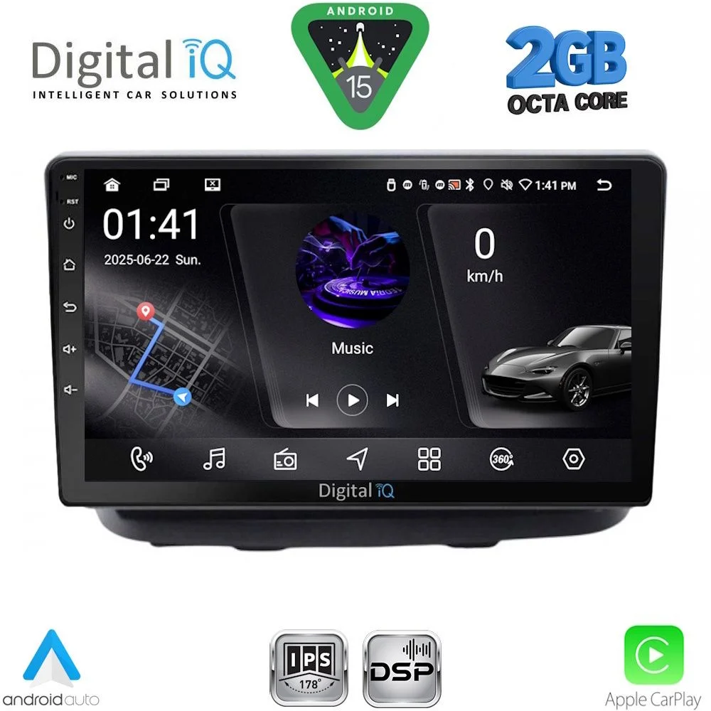 Φωτογραφία προϊόντος: DIGITAL IQ RSF 4135_CPA (10inc) MULTIMEDIA TABLET for FIAT DOBLO mod. 2002-2009