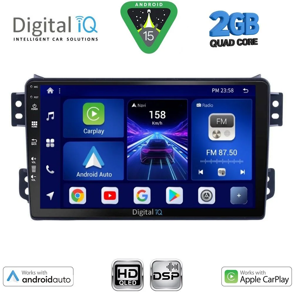 Φωτογραφία προϊόντος: DIGITAL IQ BXC 3682_CPAA (9inc) MULTIMEDIA TABLET for OPEL AGILA – SUZUKI SPLASH mod. 2008-2018