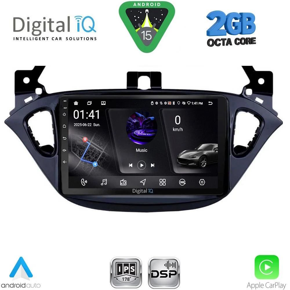 Φωτογραφία προϊόντος: DIGITAL IQ RSF 4486_CPA (9inc) MULTIMEDIA TABLET for OPEL ADAM - CORSA E mod. 2014-2019