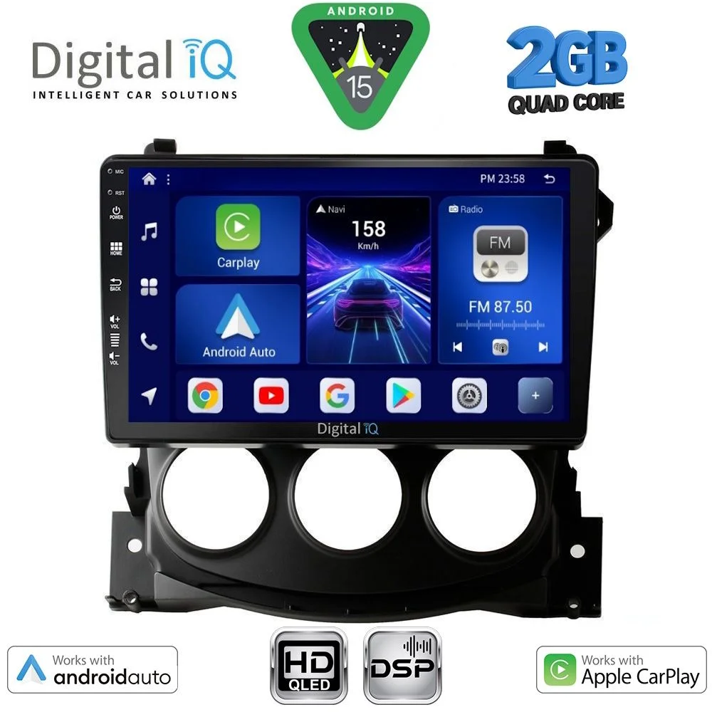 Φωτογραφία προϊόντος: DIGITAL IQ BXC 3479_CPAA (9inc) MULTIMEDIA TABLET for NISSAN 370Z mod. 2009-2012