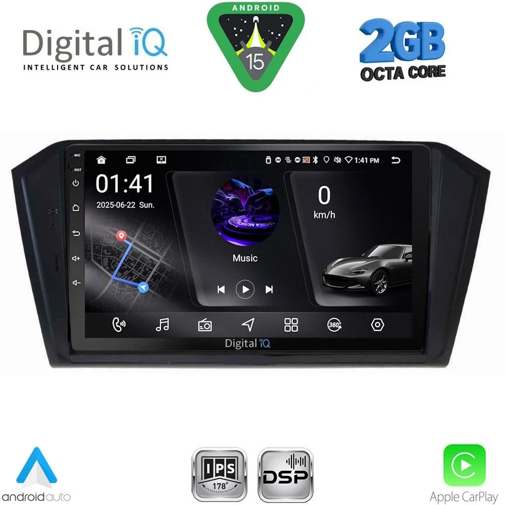 Φωτογραφία προϊόντος: DIGITAL IQ RSF 4750_CPA (10inc) MULTIMEDIA TABLET for VW PASSAT mod. 2016-2022
