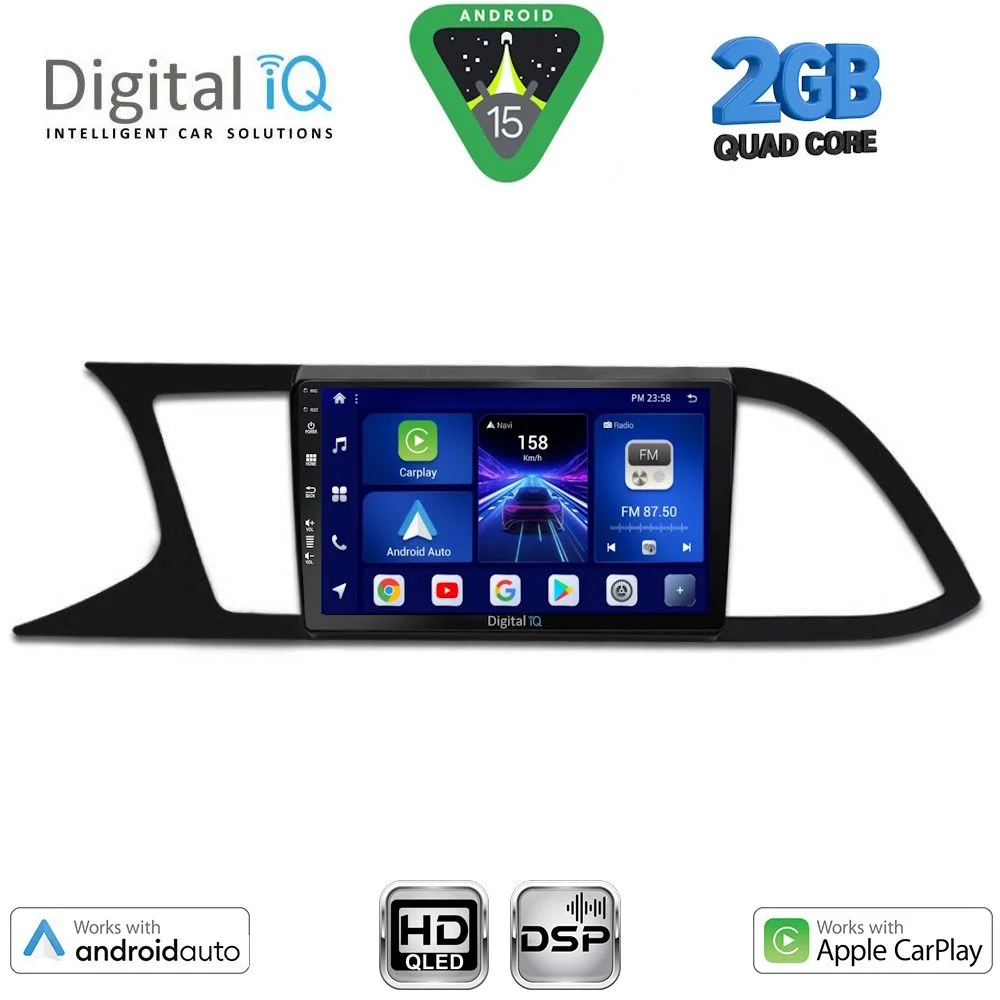 Φωτογραφία προϊόντος: DIGITAL IQ BXC 3575_CPAA (9inc) MULTIMEDIA TABLET for SEAT LEON mod. 2012-2021