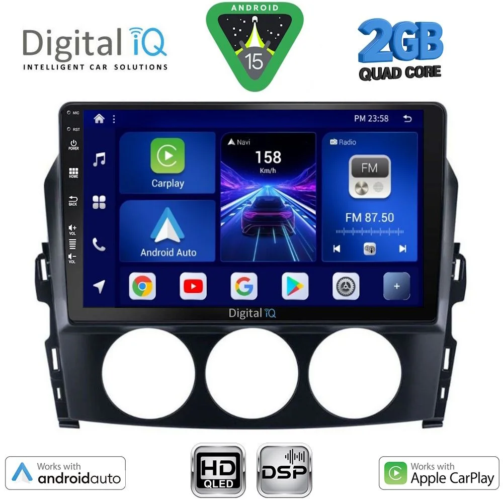 Φωτογραφία προϊόντος: DIGITAL IQ BXC 3392_CPAA (9inc) MULTIMEDIA TABLET for MAZDA MX5 mod. 2005-2015
