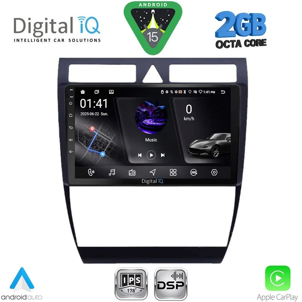 Φωτογραφία προϊόντος: DIGITAL IQ RSF 4006_CPA (9inc) MULTIMEDIA TABLET for AUDI A6 mod. 1998-2005