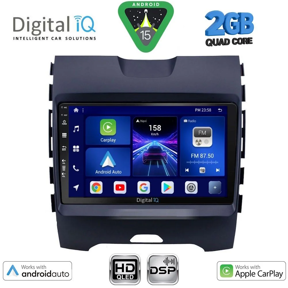 Φωτογραφία προϊόντος: DIGITAL IQ BXC 3152_CPAA (9inc) MULTIMEDIA TABLET for FORD EDGE mod. 2015-2023