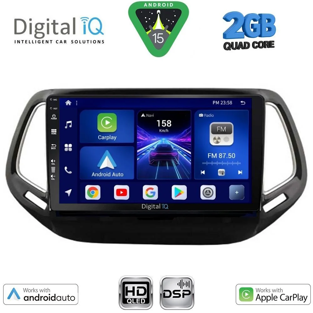 Φωτογραφία προϊόντος: DIGITAL IQ BXC 3278_CPAA (10inc) MULTIMEDIA TABLET for JEEP COMPASS mod. 2016-2021