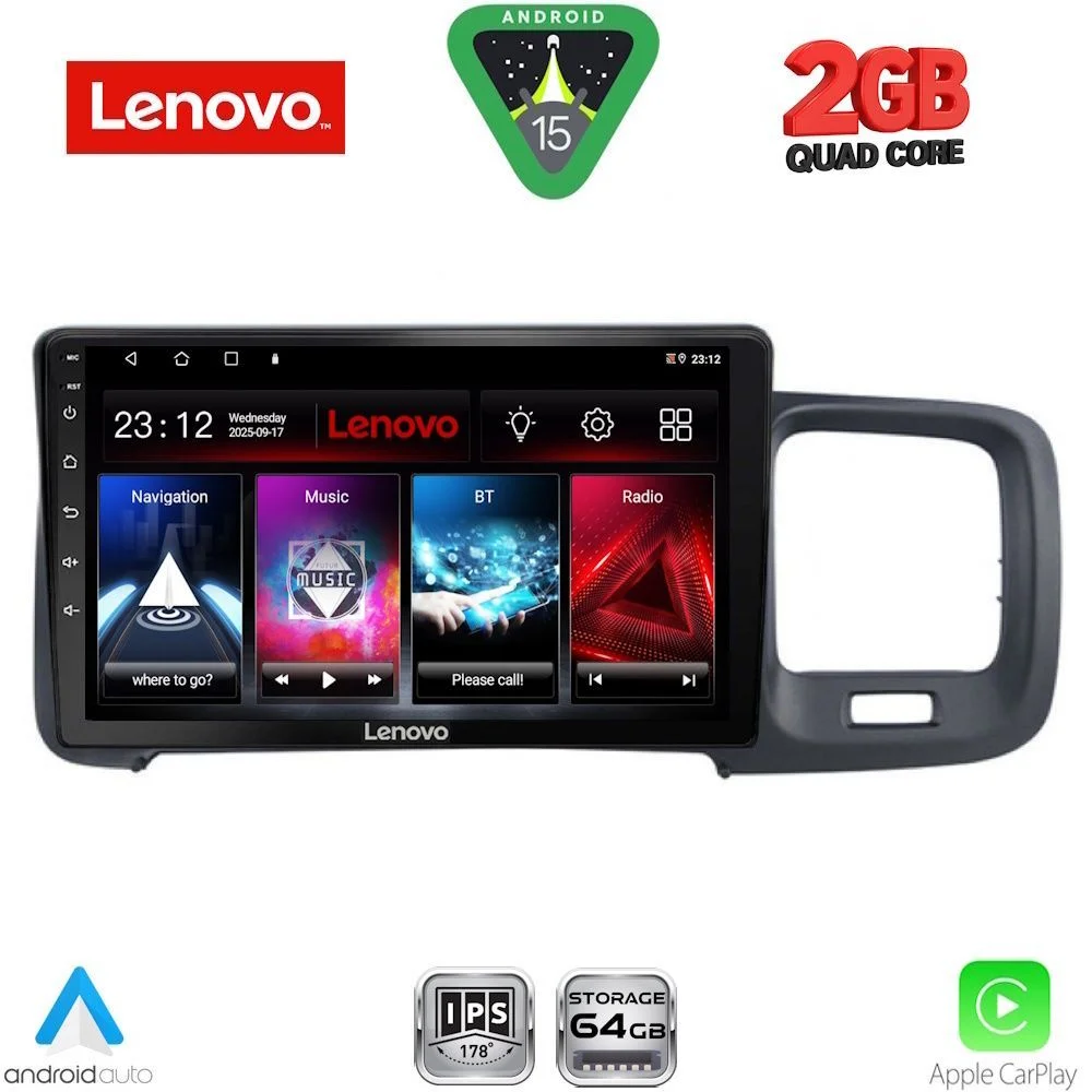 Φωτογραφία προϊόντος: LENOVO LVD 2785_CPA (9inc) MULTIMEDIA TABLET for VOLVO S60 mod. 2010-2018