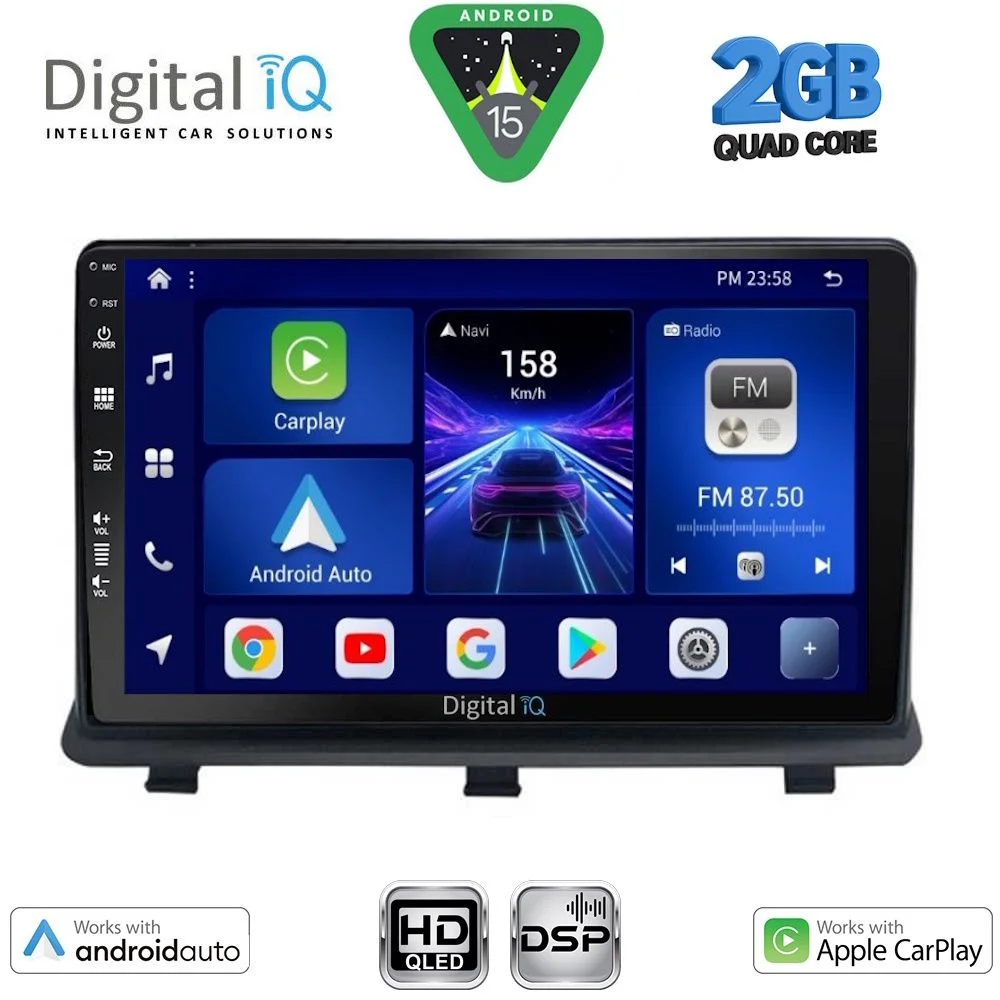 Φωτογραφία προϊόντος: DIGITAL IQ BXC 3480_CPAA (9inc) MULTIMEDIA TABLET for OPEL ANTARA mod. 2006-2016